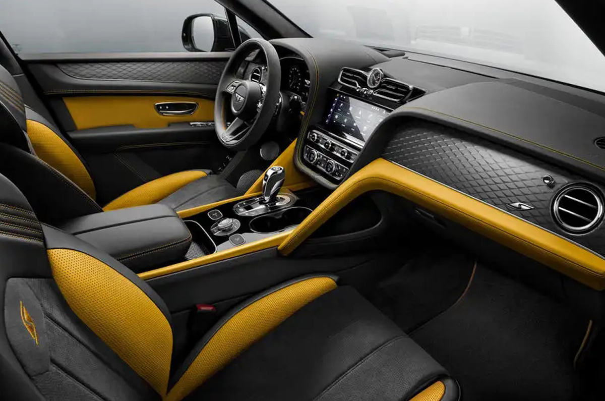 Bentley Bentayga S hybrid interior 